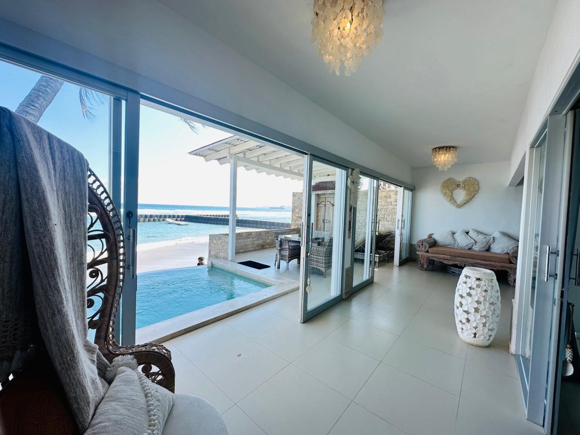 Villa Sea Spray Bali Candidasa Esterno foto