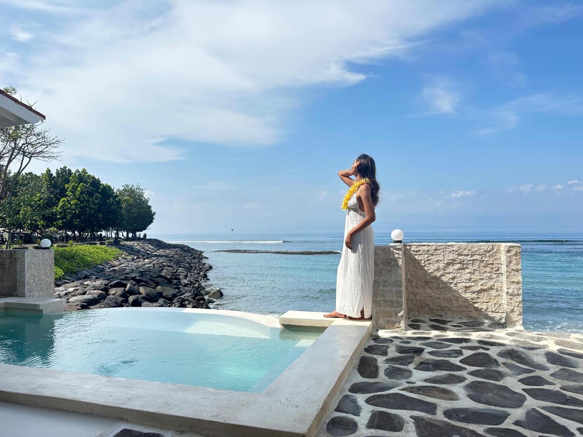Villa Sea Spray Bali Candidasa Esterno foto