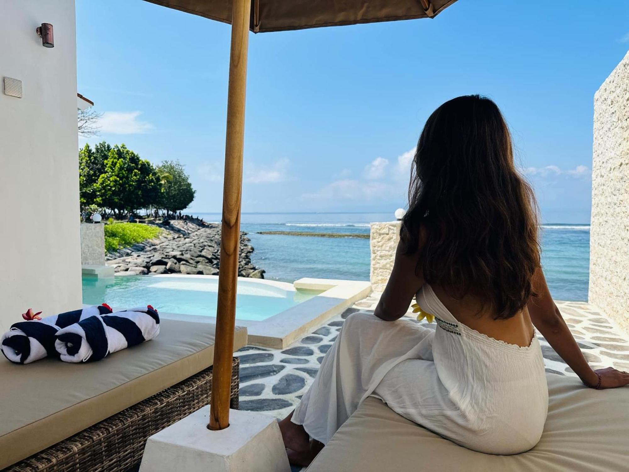 Villa Sea Spray Bali Candidasa Esterno foto